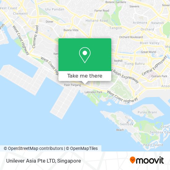 Unilever Asia Pte LTD map