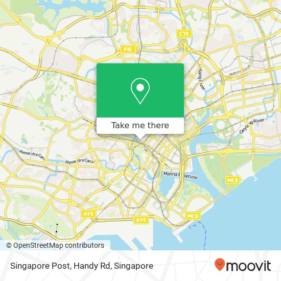 Singapore Post, Handy Rd地图