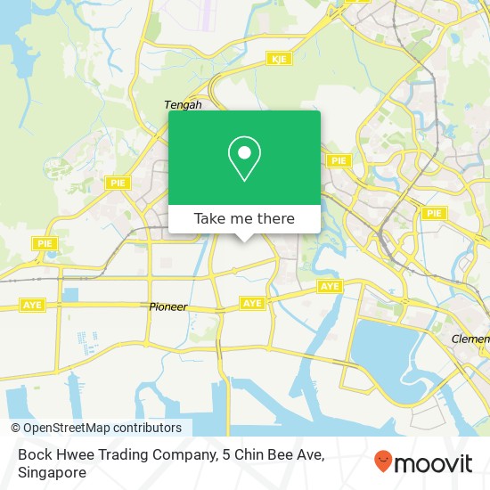 Bock Hwee Trading Company, 5 Chin Bee Ave地图