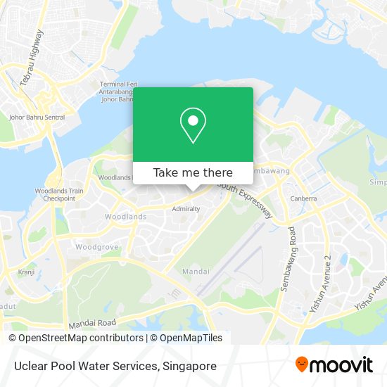 Uclear Pool Water Services map