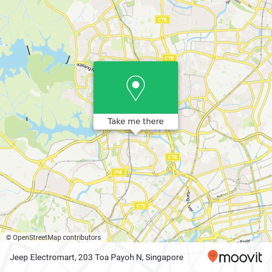 Jeep Electromart, 203 Toa Payoh N map