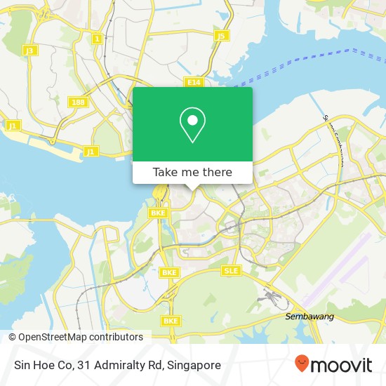 Sin Hoe Co, 31 Admiralty Rd map
