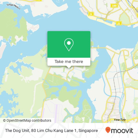 The Dog Unit, 80 Lim Chu Kang Lane 1 map