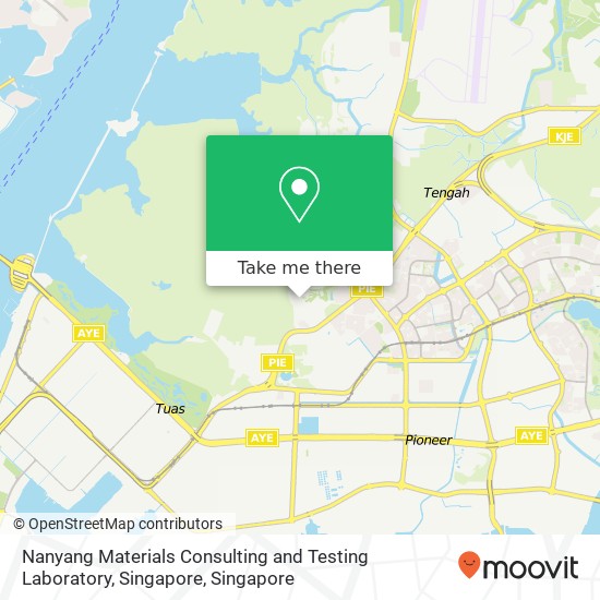 Nanyang Materials Consulting and Testing Laboratory, Singapore地图