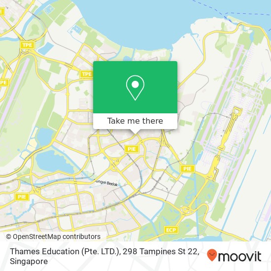 Thames Education (Pte. LTD.), 298 Tampines St 22 map