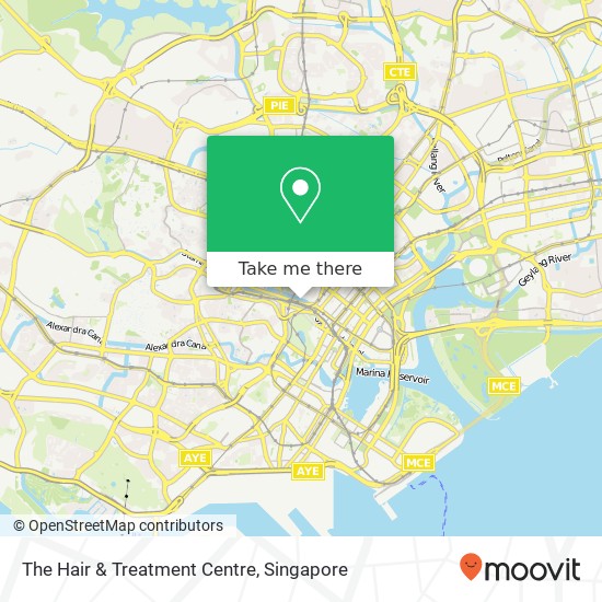 The Hair & Treatment Centre map