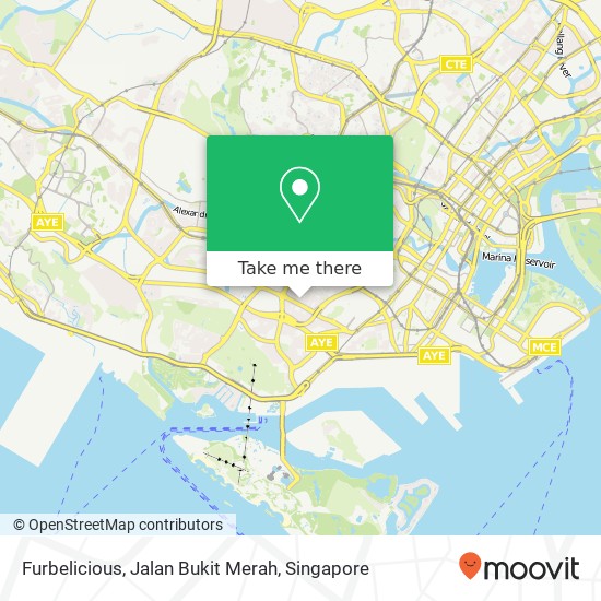 Furbelicious, Jalan Bukit Merah地图
