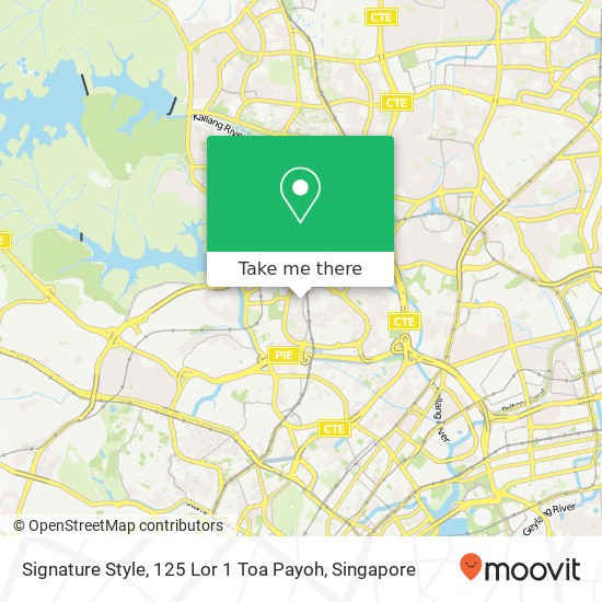 Signature Style, 125 Lor 1 Toa Payoh map