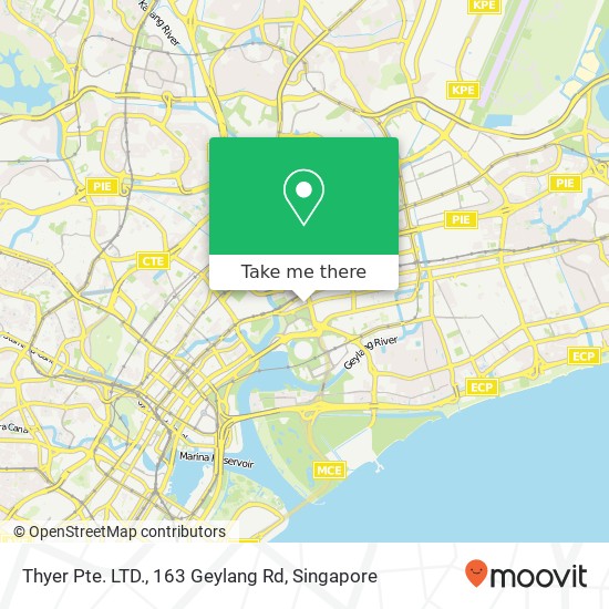 Thyer Pte. LTD., 163 Geylang Rd map