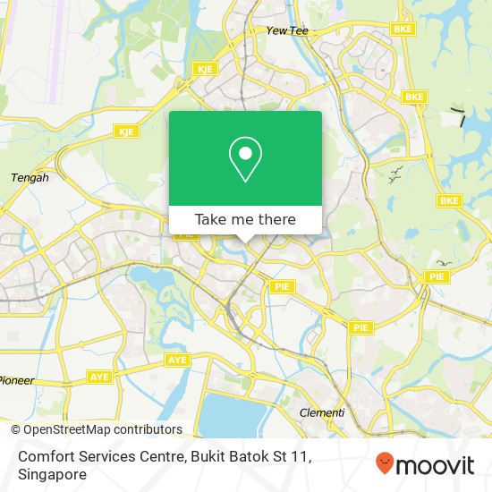 Comfort Services Centre, Bukit Batok St 11地图