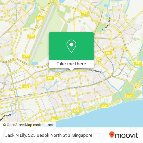 Jack N Lily, 525 Bedok North St 3地图