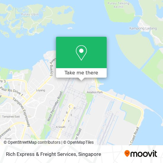 Rich Express & Freight Services map