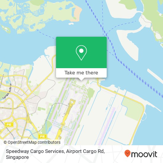 Speedway Cargo Services, Airport Cargo Rd map