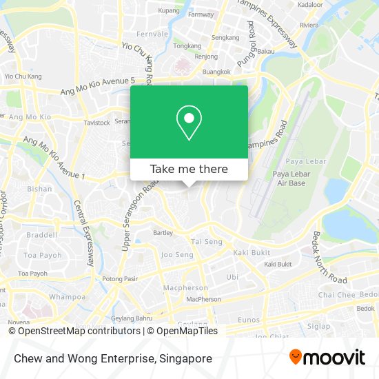 Chew and Wong Enterprise map
