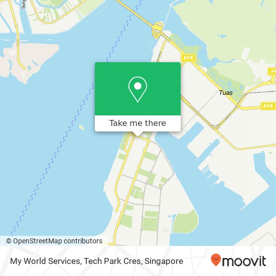 My World Services, Tech Park Cres map