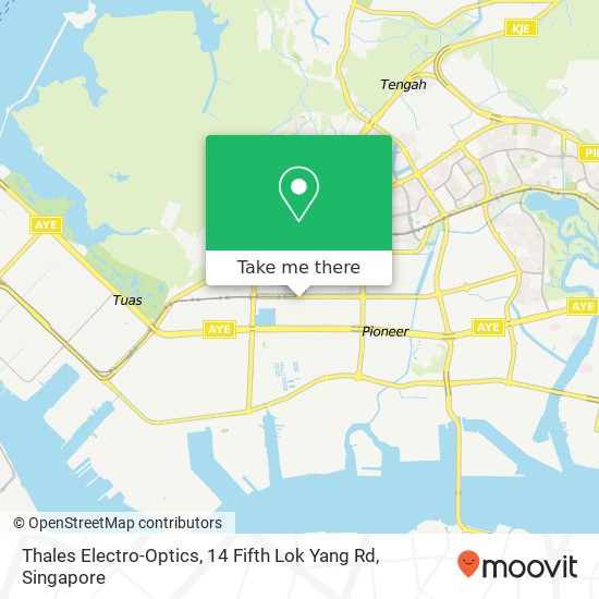 Thales Electro-Optics, 14 Fifth Lok Yang Rd map