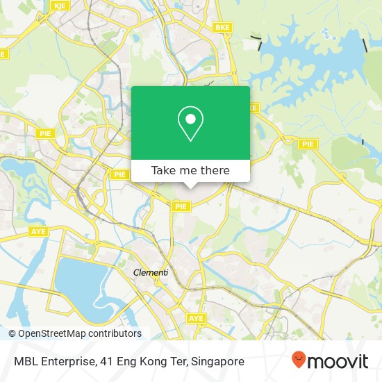 MBL Enterprise, 41 Eng Kong Ter map