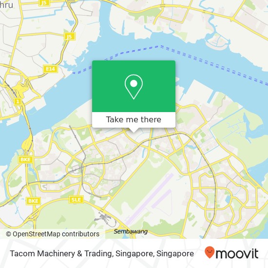 Tacom Machinery & Trading, Singapore map