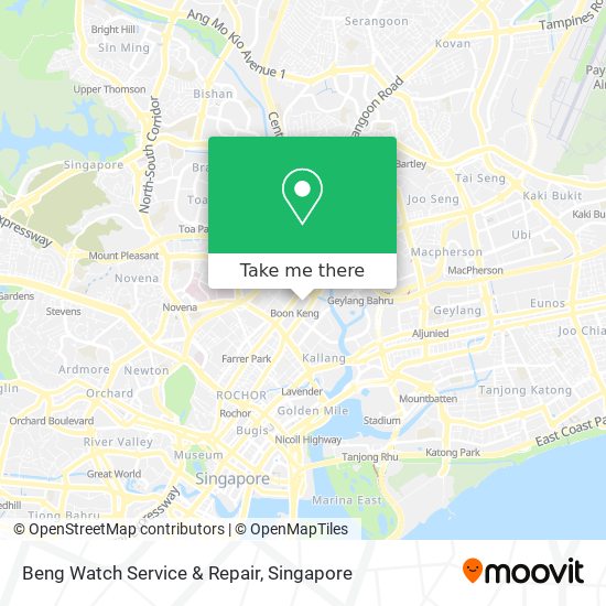 Beng Watch Service & Repair map