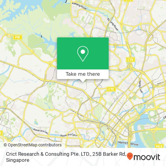 Crict Research & Consulting Pte. LTD., 25B Barker Rd map