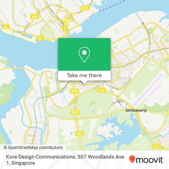 Kore Design Communications, 307 Woodlands Ave 1 map