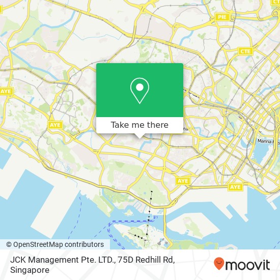 JCK Management Pte. LTD., 75D Redhill Rd map