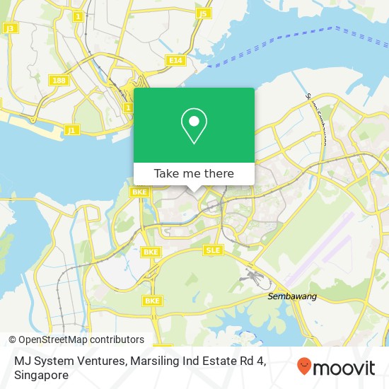 MJ System Ventures, Marsiling Ind Estate Rd 4 map