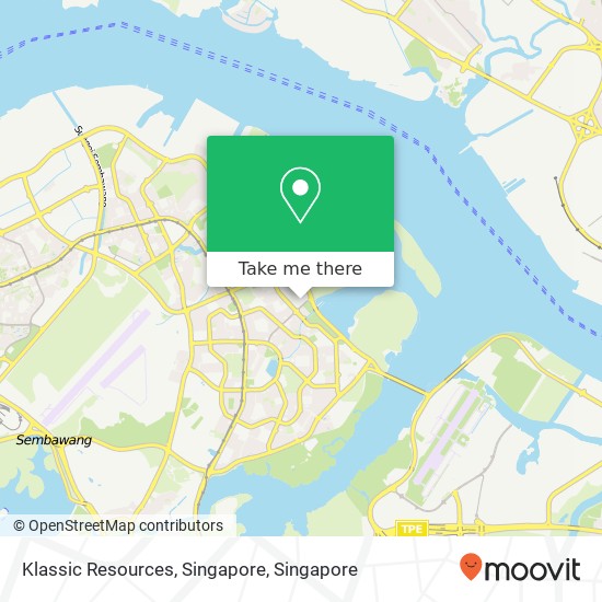 Klassic Resources, Singapore map