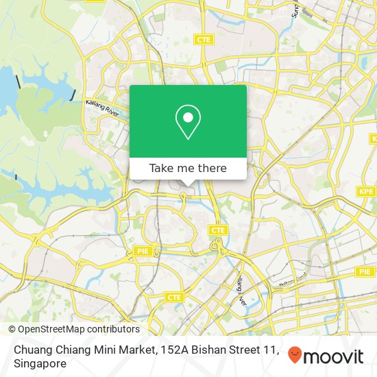 Chuang Chiang Mini Market, 152A Bishan Street 11 map