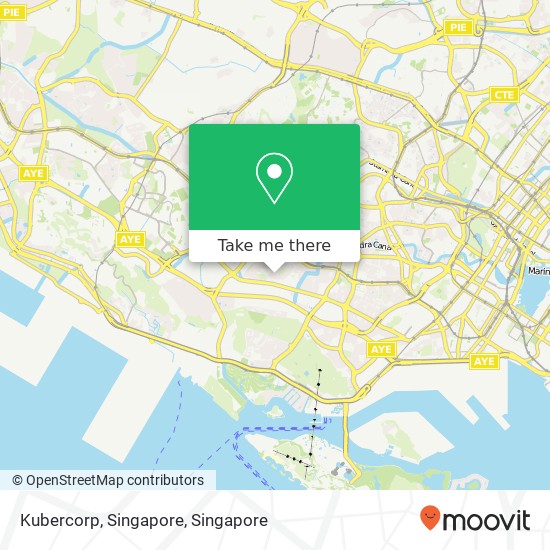 Kubercorp, Singapore map