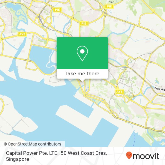 Capital Power Pte. LTD., 50 West Coast Cres地图