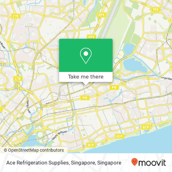 Ace Refrigeration Supplies, Singapore map