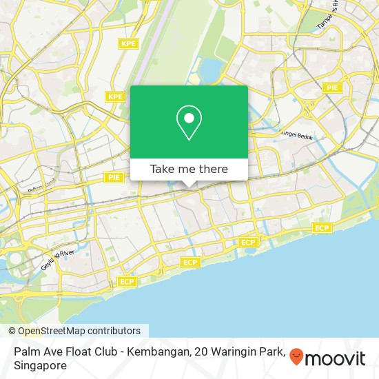 Palm Ave Float Club - Kembangan, 20 Waringin Park map