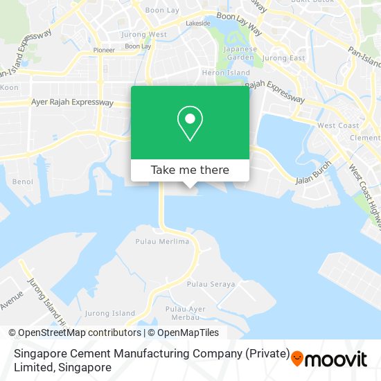 Singapore Cement Manufacturing Company (Private) Limited地图