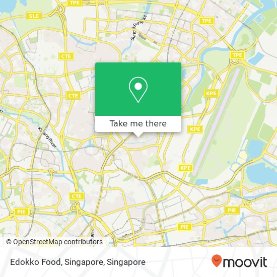 Edokko Food, Singapore map