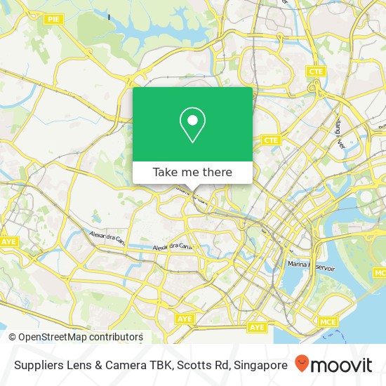 Suppliers Lens & Camera TBK, Scotts Rd map