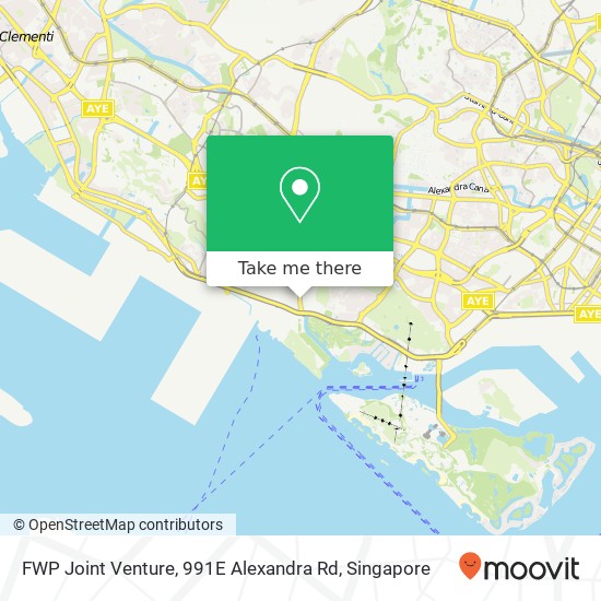 FWP Joint Venture, 991E Alexandra Rd地图