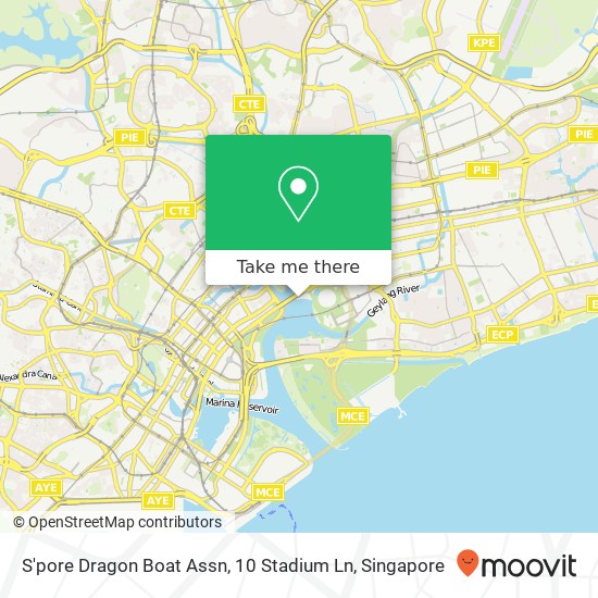 S'pore Dragon Boat Assn, 10 Stadium Ln map