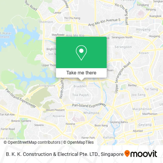 B. K. K. Construction & Electrical Pte. LTD.地图