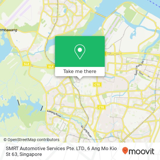 SMRT Automotive Services Pte. LTD., 6 Ang Mo Kio St 63 map