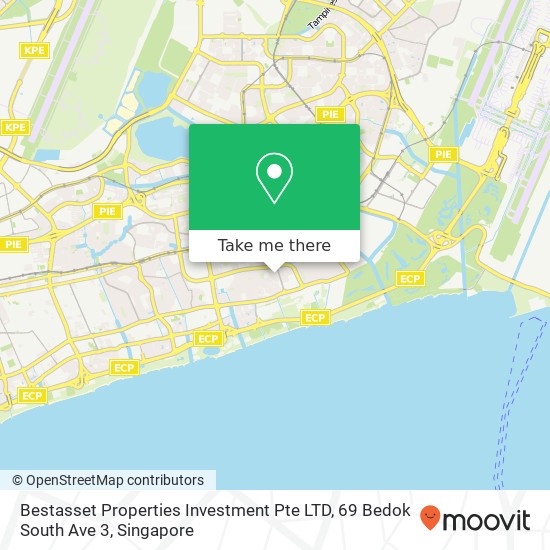 Bestasset Properties Investment Pte LTD, 69 Bedok South Ave 3地图