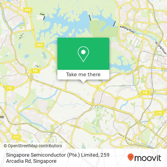 Singapore Semiconductor (Pte.) Limited, 259 Arcadia Rd地图
