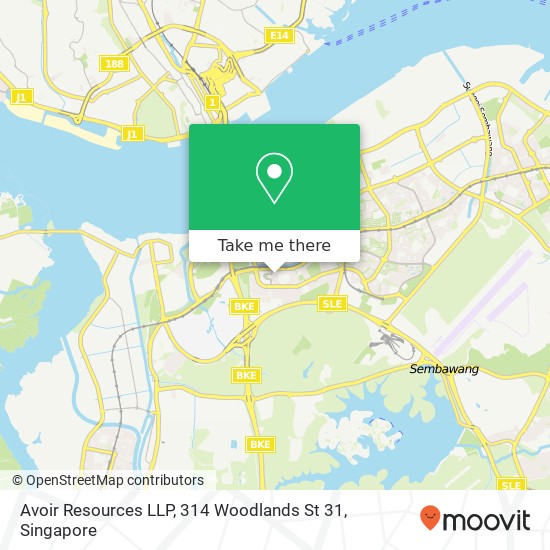 Avoir Resources LLP, 314 Woodlands St 31地图