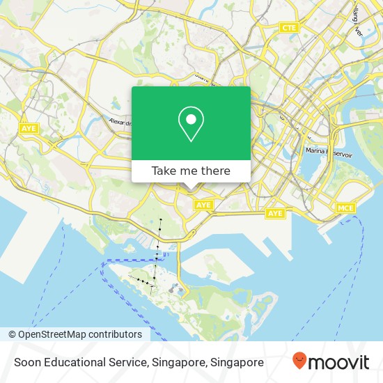 Soon Educational Service, Singapore map