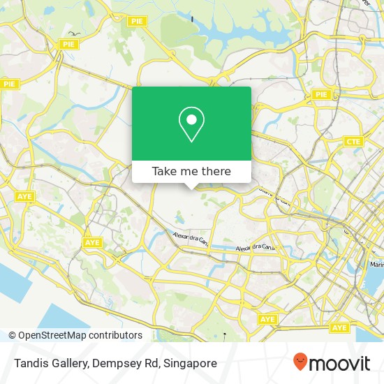 Tandis Gallery, Dempsey Rd map