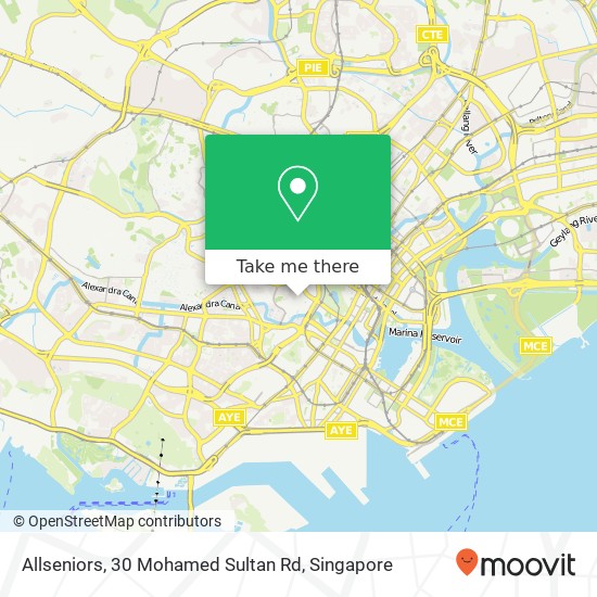 Allseniors, 30 Mohamed Sultan Rd地图