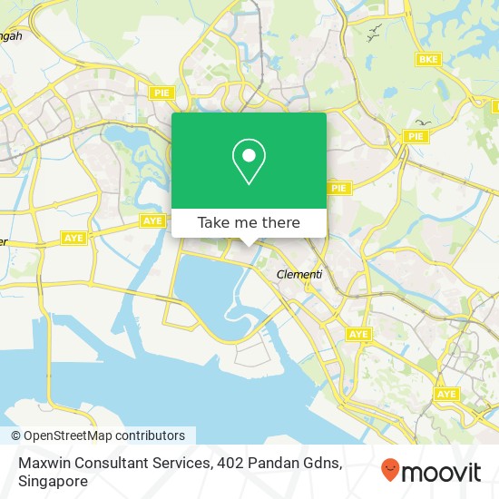 Maxwin Consultant Services, 402 Pandan Gdns地图