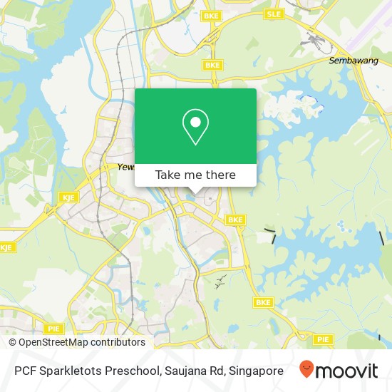 PCF Sparkletots Preschool, Saujana Rd map