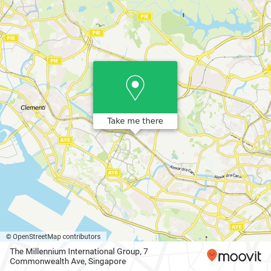The Millennium International Group, 7 Commonwealth Ave map