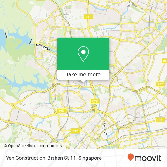 Yeh Construction, Bishan St 11 map